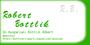 robert bottlik business card