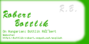 robert bottlik business card